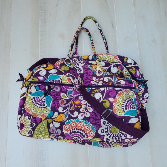 Vera Bradley Large Duffel With Trolley Sleeve - Picture 1 of 7